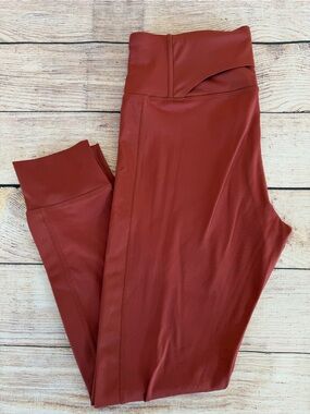 Under Armour Burnt Orange Leggings - Large